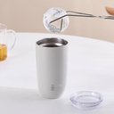 Ver mais imagens de Copo Térmico 500ml - Fika - Tampa Plana - Cor Bege