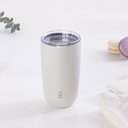 Ver imagem 2 de Copo Térmico 500ml - Fika - Tampa Plana - Cor Bege