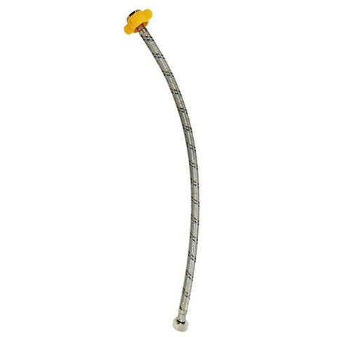 Engate Rabicho Mangueira Flexivel 60cm Trançado Resistente Pia Torneira Cozinha Banheiro Casa Lavabo