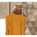 Ver imagem 5 de Closet Modulado Aberto 38,2cm com Cabideiro Az1018 Tecno Mobili - Amendoa/branco