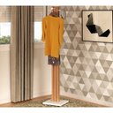 Ver imagem 1 de Closet Modulado Aberto 38,2cm com Cabideiro Az1018 Tecno Mobili - Amendoa/branco