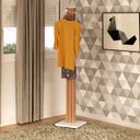 Ver imagem 7 de Closet Modulado Aberto 38,2cm com Cabideiro Az1018 Tecno Mobili - Amendoa/branco