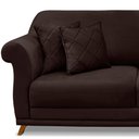 Ver imagem 3 de Sofa 3 Lugares Retro Polo 200cm com Almofada Suede 1102 Ezz 1102
