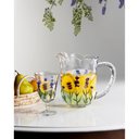 Ver imagem 5 de Taça para Água de Cristal Lavanda Hand Painting 240ml - Lyor