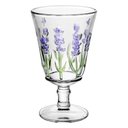 Ver imagem 1 de Taça para Água de Cristal Lavanda Hand Painting 240ml - Lyor
