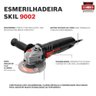 Esmerilhadeira 4.1/2 9002 + 3 Discos Skil Garantia Bosch - 9