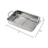 Cuisinart Assadeira de Aço Inoxidável 14 C- Grelha Removível - 5