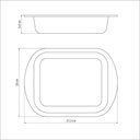 Ver imagem 2 de Assadeira Funda em Alumínio com Revestimento Antiaderente Starflon Grafite 22 Cm 1,9 L