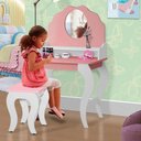 Ver imagem 1 de Mini Penteadeira Infantil com Espelho Borboleta Rosa 100% Mdf Valen