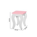 Ver imagem 3 de Mini Penteadeira Infantil com Espelho Borboleta Rosa 100% Mdf Valen