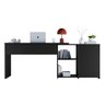 Mesa de Escritório em L 2 Gavetas 3 Nichos Office NT 2060  - 11