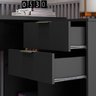 Mesa de Escritório em L 2 Gavetas 3 Nichos Office NT 2060  - 9