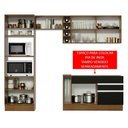 Ver imagem 4 de Armário de Cozinha Completa 270cm Rustic/Preto/Crema Jade Madesa 08