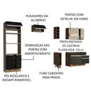 Ver imagem 5 de Armário de Cozinha Completa 270cm Rustic/Preto/Crema Jade Madesa 08