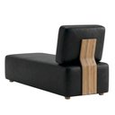 Ver imagem 7 de Sofá Chaise Modular Block 74x153 Pes Madeira Courino Tcs 724 Moll