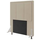 Ver imagem 3 de Cabeceira Cama Box Solteiro Veneza 90 Cm Sintético MV Estofados Bege