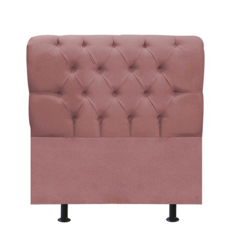 Cabeceira para Cama Box Solteiro 90 Cm Paris:rose