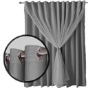 Ver imagem 6 de cortina blackout Ana quarto e sala 5,50 x 2,90 cinza