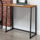 Ver imagem 1 de Mesa Industrial para Escritório Slim Asy Dobrável Preto e Canela