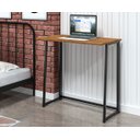 Ver imagem 4 de Mesa Industrial para Escritório Slim Asy Dobrável Preto e Canela