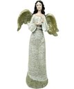 Ver imagem 1 de Estatueta Anjo Pombinha Branca Enfeite em Resina Natal 38cm