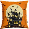 Capa com LED para Almofada 43x43cm Halloween 101 Casa Assombrada Belchior - 1