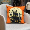 Ver imagem 2 de Capa com LED para Almofada 43x43cm Halloween 101 Casa Assombrada Belchior