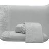 Jogo de Cama Lençol Queen Top Line 4 Peças - Cinza - 100% Poliéster - 1