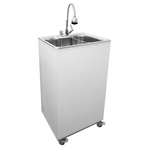 Pia Portátil Gourmet Branca Pressurizada Elétrica Bivolt - Ultra Móveis
