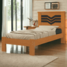 Cama Solteiro Tradicional em MDF Nature - Virginia - 1