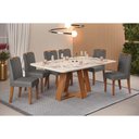 Ver imagem 1 de Mesa Cozinha Celeste 160 + 6 Cad Julia Freijo DJ Móveis