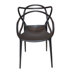 Conjunto com 10 Cadeira Allegra Masters 100% Polipropileno Preta - 6