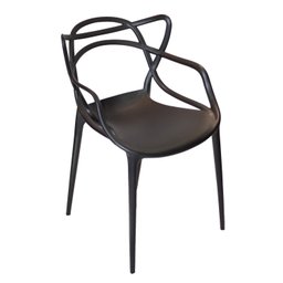 Conjunto com 10 Cadeira Allegra Masters 100% Polipropileno Preta - 3