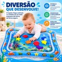 Ver mais imagens de Tapete Sensorial Bebe Inflavel Agua Almofada Atividades Crianca Infantil PET Interativa Fundo do Mar