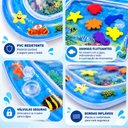 Ver imagem 3 de Tapete Sensorial Bebe Inflavel Agua Almofada Atividades Crianca Infantil PET Interativa Fundo do Mar