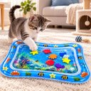 Ver imagem 1 de Tapete Sensorial Bebe Inflavel Agua Almofada Atividades Crianca Infantil PET Interativa Fundo do Mar