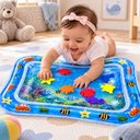 Ver imagem 7 de Tapete Sensorial Bebe Inflavel Agua Almofada Atividades Crianca Infantil PET Interativa Fundo do Mar