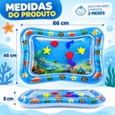 Ver imagem 5 de Tapete Sensorial Bebe Inflavel Agua Almofada Atividades Crianca Infantil PET Interativa Fundo do Mar