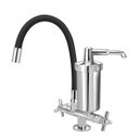 Ver imagem 1 de Torneira Cozinha Flexivel Preto C/filtro Abs Mesa Slim 1/4v