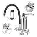 Ver imagem 2 de Torneira Cozinha Flexivel Preto C/filtro Abs Mesa Slim 1/4v