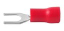 Ver imagem 5 de 1000un Terminal Forquilha Garfo Pré Isolado Vermelho 1,5mm