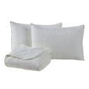 Ver imagem 1 de Kit Cobre Leito Colcha Lunar Queen 3 Peças 400 Fios Matelado Dupla Face - Palha - 100% Poliéster