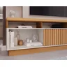 Estante Home para TV até 65 Polegadas Ripado 2 Portas Ravena Yescasa 100% MDF - 5