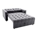 Ver imagem 3 de Sofá Cama Reclinável 2 Lugares com Almofadas 140 Lag Drika Matrix