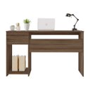 Ver imagem 6 de Escrivaninha Mesa Escritório Office Nt 2070 1 Gaveta 108cm Nogal Trend Marrom