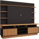 Ver imagem 2 de Estante Home para TV até 65 Polegadas Ripado 2 Portas Ravena Yescasa