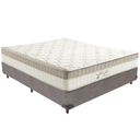 Ver imagem 1 de Cama Box e Colchão King Best Molas Ensacadas Casal 138x188x33 Anjos: Cinza