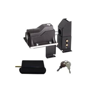 Kit Trava Fechadura Para Portão Suporte Regulável Eco Lock Ipec - 127v