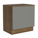 Ver imagem 3 de Balcão para Forno de Embutir 80 X 60 Cm com Tampo Rustic/cinza Agata Madesa