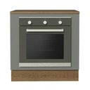 Ver imagem 6 de Balcão para Forno de Embutir 80 X 60 Cm com Tampo Rustic/cinza Agata Madesa